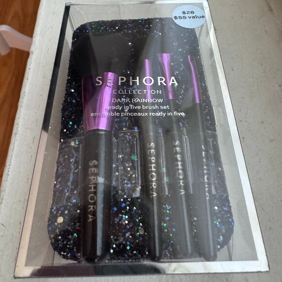 Sephora Other - Sephora travel make-up brush set with case
